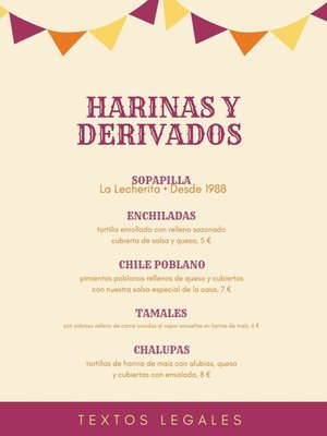 cover image of HARINAS Y DERIVADOS